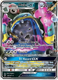 Alolan Muk GX - SM - Burning Shadows (SM03) #84/147 - Ultra Rare Pokémon Trading Card
