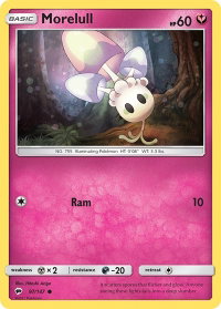 Morelull - SM - Burning Shadows (SM03) #97/147 - Common Pokémon Trading Card