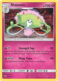 Shiinotic - SM - Burning Shadows (SM03) #98/147 - Rare Pokémon Trading Card