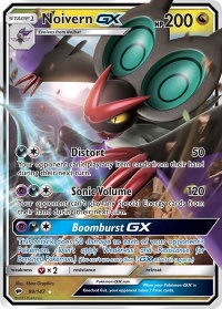 Noivern GX - SM - Burning Shadows (SM03) #99/147 - Ultra Rare Pokémon Trading Card