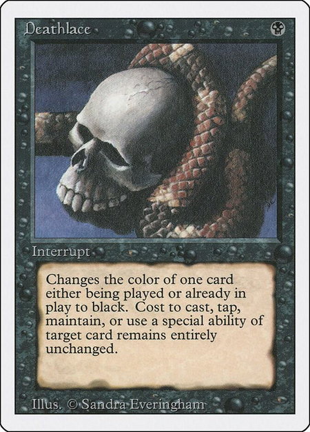 Deathlace - Revised Edition Magic: The Gathering trading card