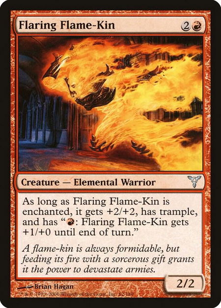 Flaring Flame-Kin - Dissension Magic: The Gathering trading card