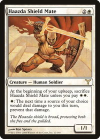 Haazda Shield Mate - Dissension (DIS) #12 - Rare Magic: The Gathering Trading Card