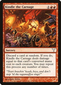 Kindle the Carnage - Dissension (DIS) #66 - Uncommon Magic: The Gathering Trading Card