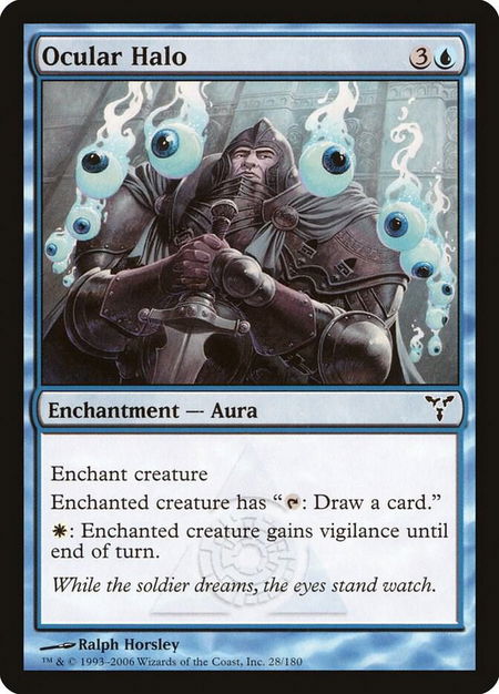 Ocular Halo trading card from Dissension Ocular Halo - Dissension Magic: The Gathering trading card