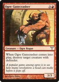 Ogre Gatecrasher - Dissension (DIS) #67 - Common Magic: The Gathering Trading Card
