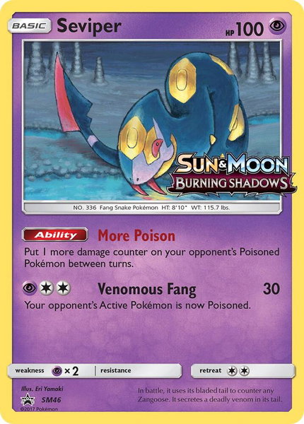 Seviper - SM46 (Prerelease) - SM Promos Pokémon trading card