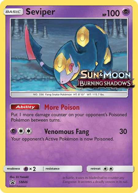 Seviper - SM46 (Prerelease) - SM Promos Pokémon trading card