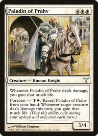 Paladin of Prahv - Dissension (DIS) #14 - Uncommon Magic: The Gathering Trading Card