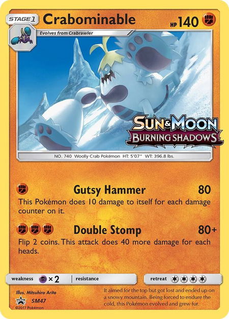 Crabominable - SM47 (Prerelease) - SM Promos Pokémon trading card