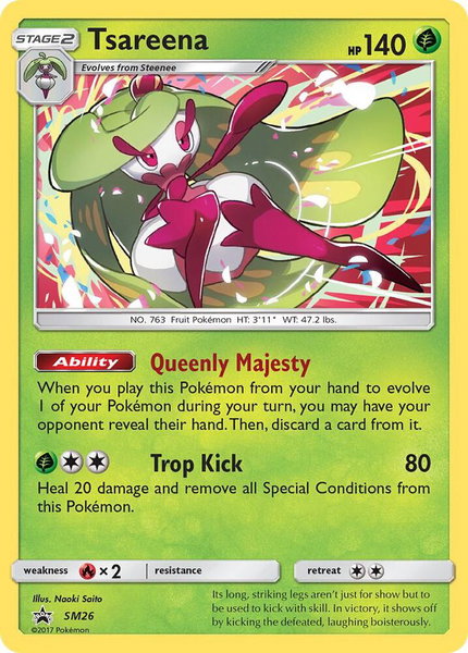 Tsareena - SM26 - SM Promos Pokémon trading card