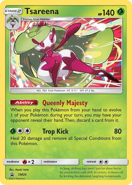 Tsareena - SM26 - SM Promos Pokémon trading card