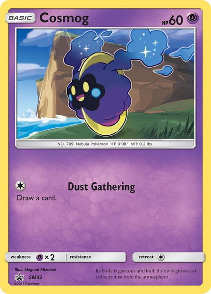 Cosmog - SM42 trading card from SM Promos Cosmog - SM42 - SM Promos Pokémon trading card