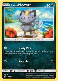 Alolan Meowth - SM51 - SM Promos (SMP) #SM51 - Promo Pokémon Trading Card