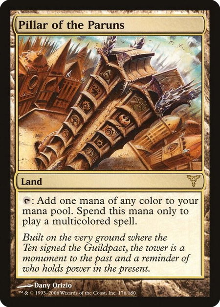 Pillar of the Paruns - Dissension Magic: The Gathering trading card