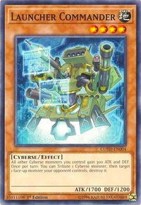 Launcher Commander - Code of the Duelist (COTD) #COTD-EN004 - Common / Short Print YuGiOh Trading Card