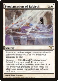 Proclamation of Rebirth - Dissension (DIS) #15 - Rare Magic: The Gathering Trading Card