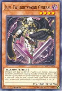 Jain, Twilightsworn General - Code of the Duelist (COTD) #COTD-EN024 - Common / Short Print YuGiOh Trading Card