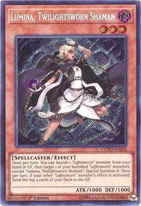 Lumina, Twilightsworn Shaman - Code of the Duelist (COTD) #COTD-EN026 - Secret Rare YuGiOh Trading Card