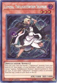 Lumina, Twilightsworn Shaman - Code of the Duelist (COTD) #COTD-EN026 - Secret Rare YuGiOh Trading Card