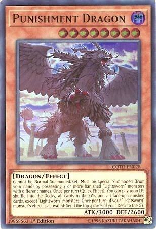 Punishment Dragon - Code of the Duelist YuGiOh trading card