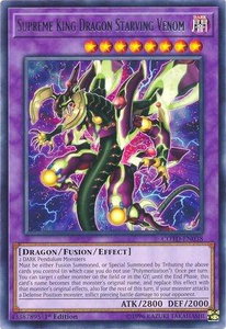 Supreme King Dragon Starving Venom - Code of the Duelist (COTD) #COTD-EN038 - Rare YuGiOh Trading Card