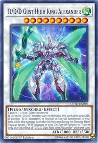 D/D/D Gust High King Alexander - Code of the Duelist (COTD) #COTD-EN040 - Rare YuGiOh Trading Card
