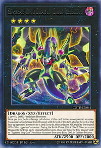 Supreme King Dragon Dark Rebellion - Code of the Duelist (COTD) #COTD-EN041 - Rare YuGiOh Trading Card