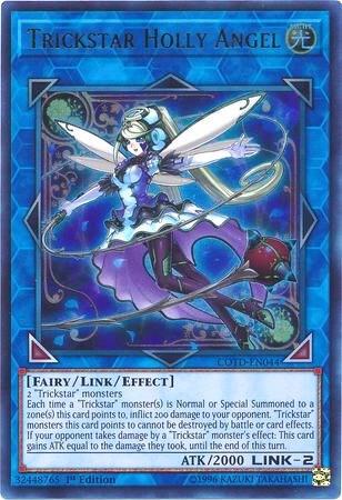Trickstar Holly Angel trading card from Code of the Duelist Trickstar Holly Angel - Code of the Duelist YuGiOh trading card