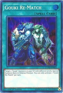 Gouki Re-Match - Code of the Duelist (COTD) #COTD-EN054 - Super Rare YuGiOh Trading Card