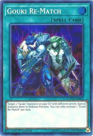 Gouki Re-Match - Code of the Duelist YuGiOh trading card