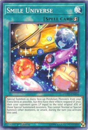 Smile Universe - Code of the Duelist YuGiOh trading card
