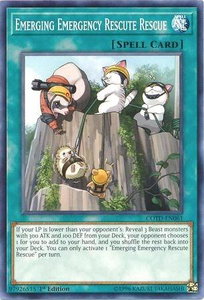 Emerging Emergency Rescute Rescue - Code of the Duelist (COTD) #COTD-EN061 - Common / Short Print YuGiOh Trading Card
