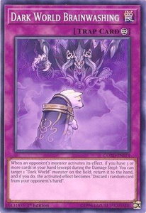 Dark World Brainwashing - Code of the Duelist (COTD) #COTD-EN074 - Common / Short Print YuGiOh Trading Card