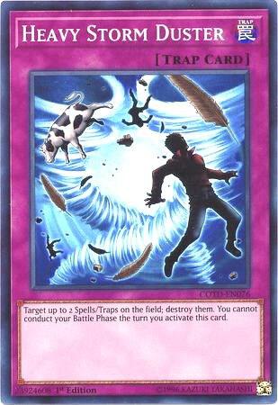 Heavy Storm Duster - Code of the Duelist YuGiOh trading card