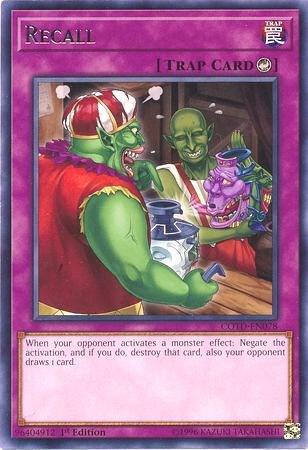 Recall - Code of the Duelist YuGiOh trading card