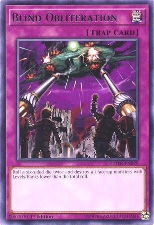 Blind Obliteration - Code of the Duelist YuGiOh trading card