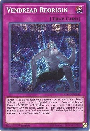 Vendread Reorigin trading card from Code of the Duelist Vendread Reorigin - Code of the Duelist YuGiOh trading card