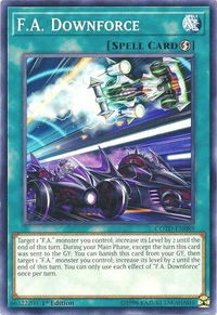 F.A. Downforce - Code of the Duelist (COTD) #COTD-EN089 - Common / Short Print YuGiOh Trading Card