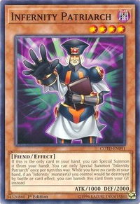 Infernity Patriarch - Code of the Duelist (COTD) #COTD-EN091 - Common / Short Print YuGiOh Trading Card