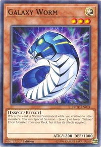 Galaxy Worm - Code of the Duelist (COTD) #COTD-EN094 - Common / Short Print YuGiOh Trading Card