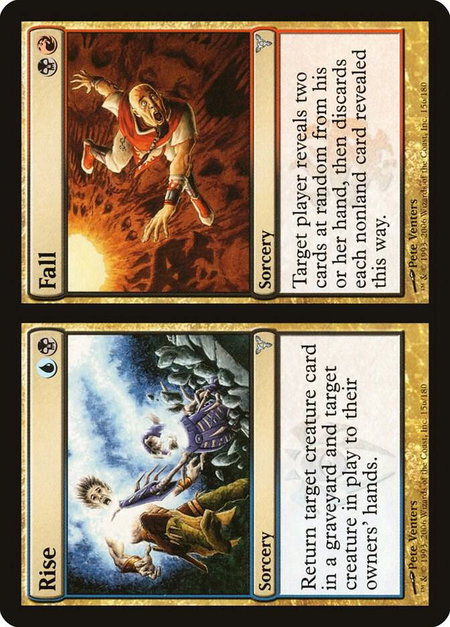 Rise // Fall - Dissension Magic: The Gathering trading card