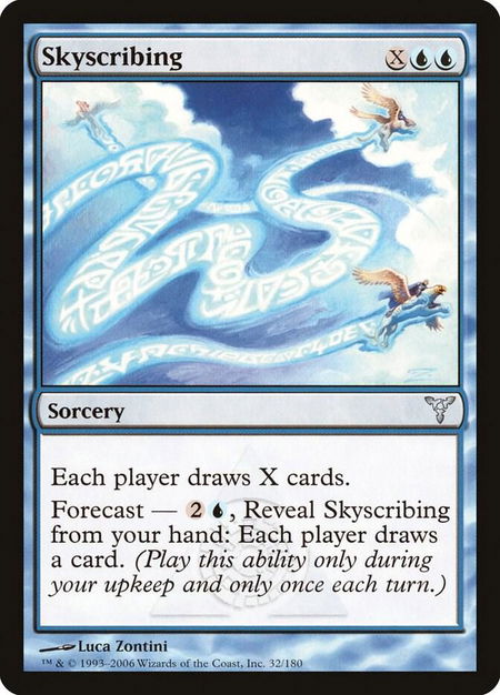 Skyscribing - Dissension Magic: The Gathering trading card