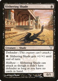 Slithering Shade - Dissension (DIS) #55 - Uncommon Magic: The Gathering Trading Card