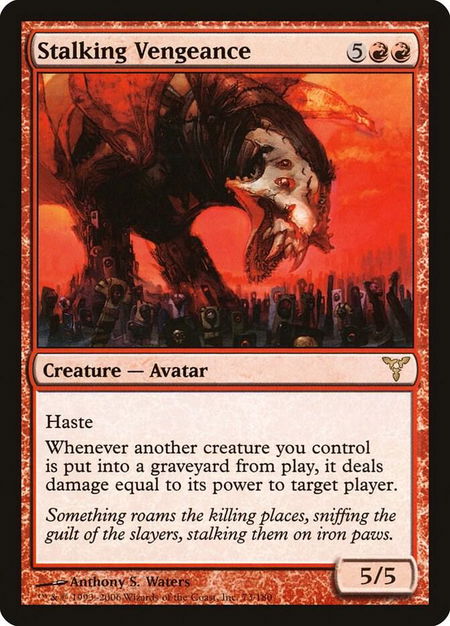 Stalking Vengeance - Dissension Magic: The Gathering trading card