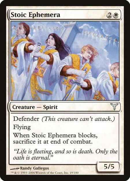 Stoic Ephemera - Dissension Magic: The Gathering trading card