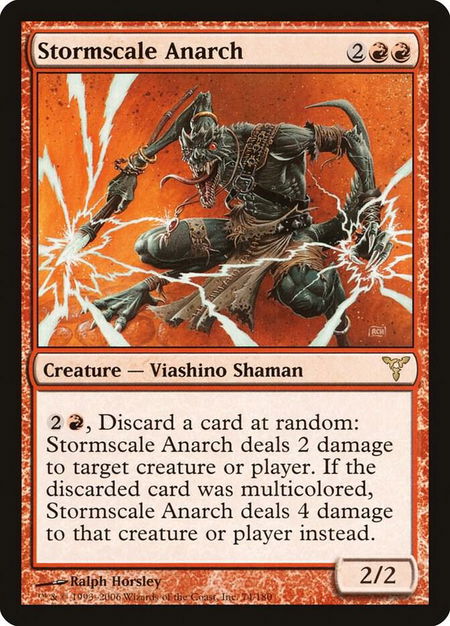 Stormscale Anarch - Dissension Magic: The Gathering trading card