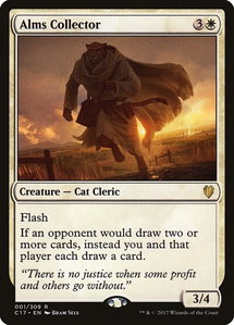 Alms Collector - Commander 2017 (C17) #1 - Rare Magic: The Gathering Trading Card