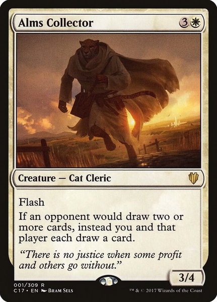 Alms Collector - Commander 2017 Magic: The Gathering trading card