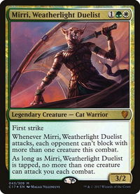 Mirri, Weatherlight Duelist - Commander 2017 (C17) #43 - Mythic Magic: The Gathering Trading Card
